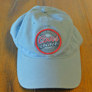 Coors Light Silver Bullet Strap Back Trucker Hat